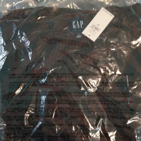 NEW - GAP Animal Print Tunic Sweater in Eggplant and Black - Picture 3 of 5